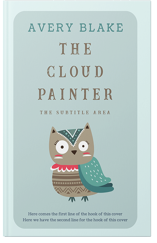 Front view of Premade Children's Book Cover - Nebula