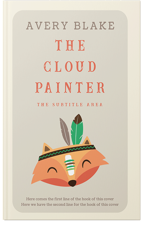 Front view of Premade Children's Book Cover - Satin Linen