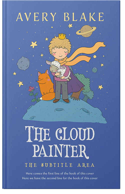 Front view of Premade Children's Book Cover - San Marino