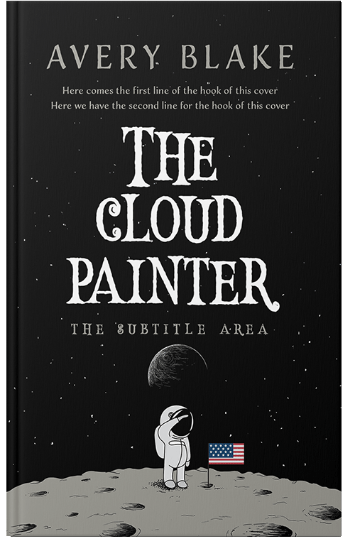 Front view of Premade Science Fiction Book Cover - Delta