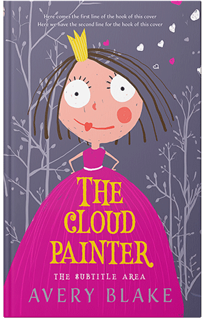 Premade Book Cover Cannon Pink