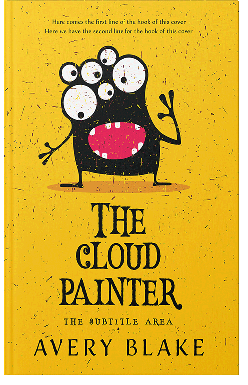 Front view of Premade Children's Book Cover - Supernova