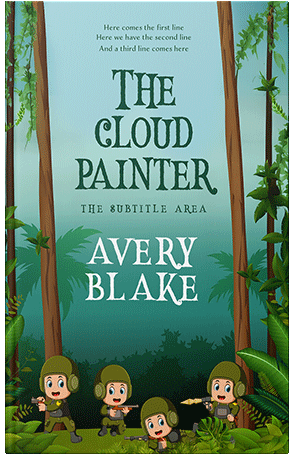 Premade Book Cover Neptune