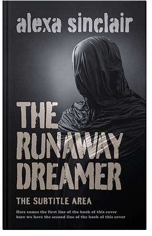 Pre Made Book Cover Cloudy