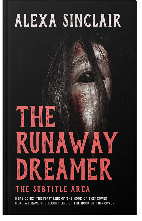 Front view of Premade Mystery & Thriller & Suspense Book Cover - New York Pink