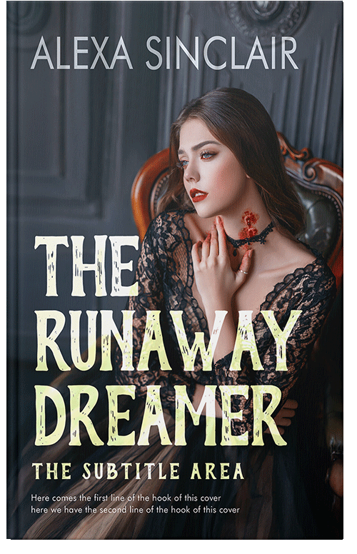 Front view of Premade Paranormal & Urban Book Cover - Shark