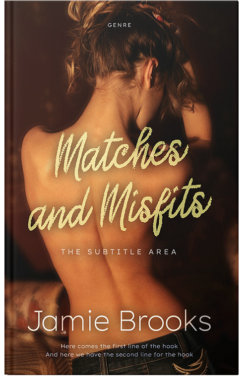 Front view of Premade Romance Book Cover - Paco