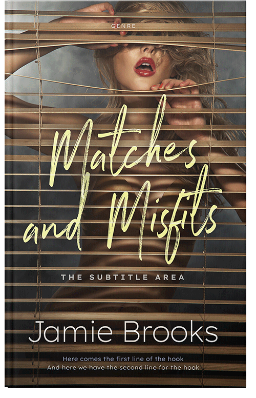 Front view of Premade Mystery & Thriller & Suspense Book Cover - English Walnut