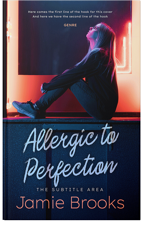 Front view of Premade Teen & Young Adult Book Cover - Petite Orchid