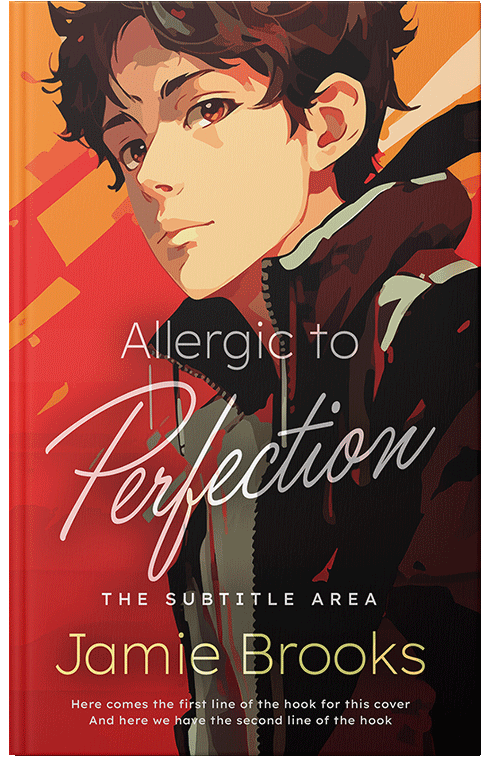 Front view of Premade Teen & Young Adult Book Cover - Night Rider