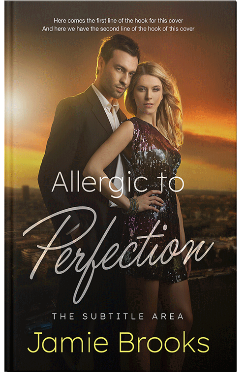 Front view of Premade Romance Book Cover - Twine