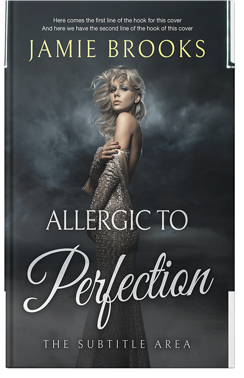 Front view of Premade Mystery & Thriller & Suspense Book Cover - Outer Space