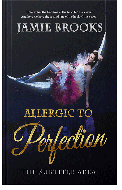 Front view of Premade Fantasy Book Cover - Ebony