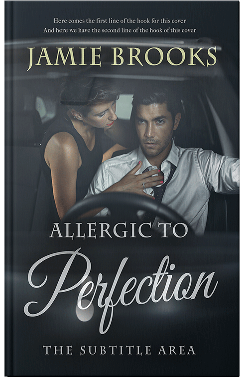 Front view of Premade Romance Book Cover - Shark