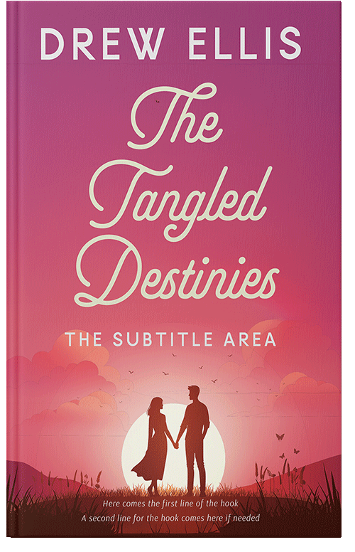 Front view of Premade Romance Book Cover - Mulberry