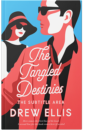 Premade Book Cover Carnation