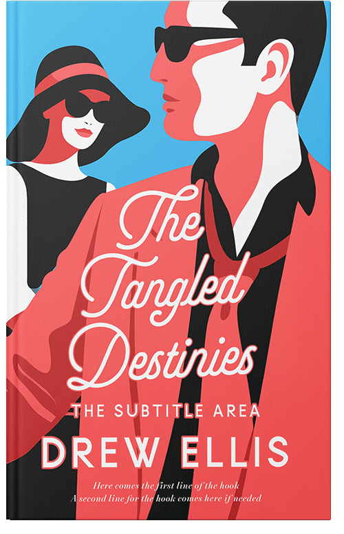 Front view of Premade Mystery & Thriller & Suspense Book Cover - Carnation