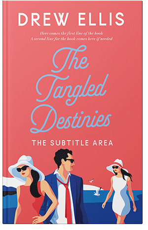 Pre Made Book Cover Carnation