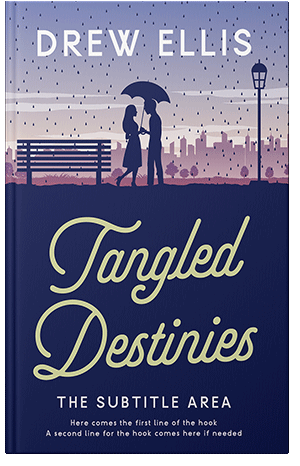 Pre Made Book Cover Pink Swan