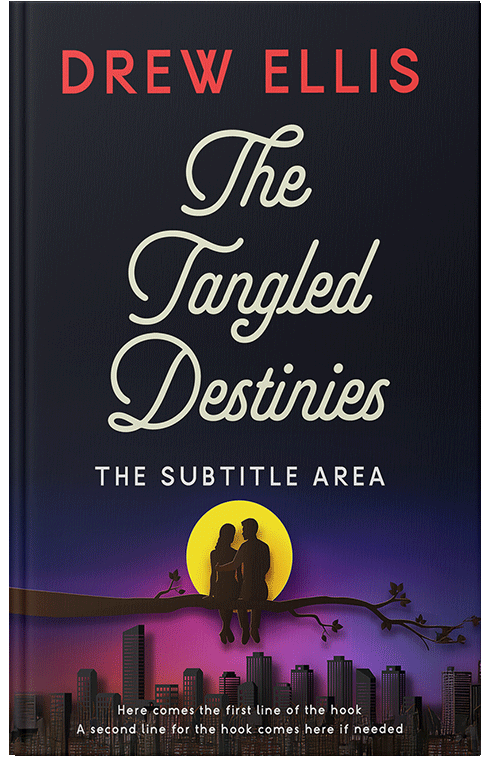 Front view of Premade Romance Book Cover - My Pink