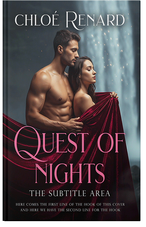 Front view of Premade Romance Book Cover - Cocoa Brown