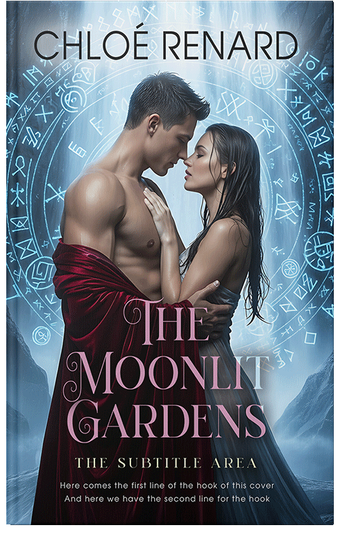 Front view of Premade Romance Book Cover - Shark