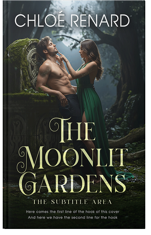 Front view of Premade Romance Book Cover - Log Cabin