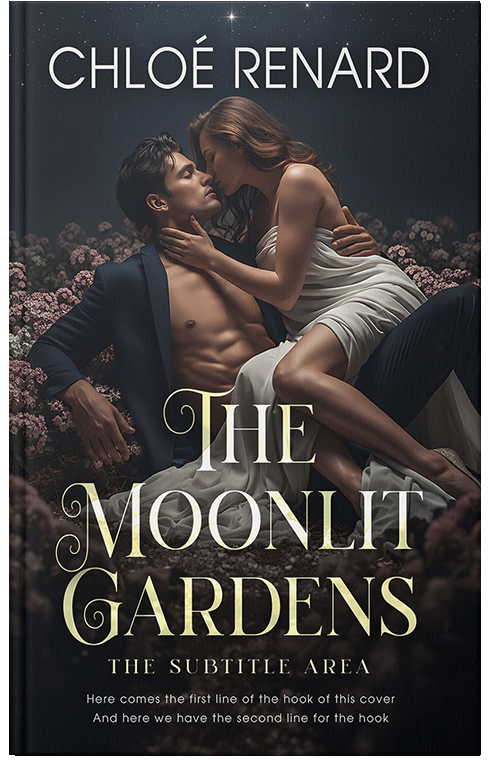 Front view of Premade Romance Book Cover - Shark