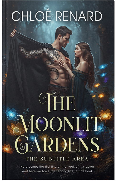 Front view of Premade Romance Book Cover - Shark