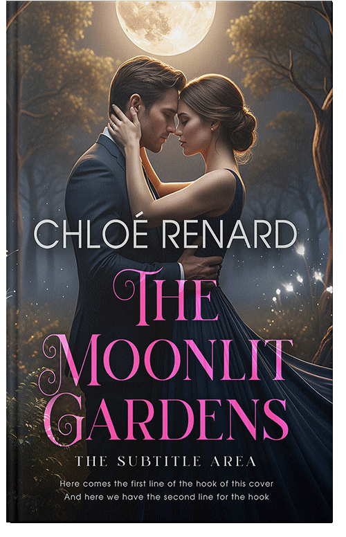 Front view of Premade Romance Book Cover - Shark