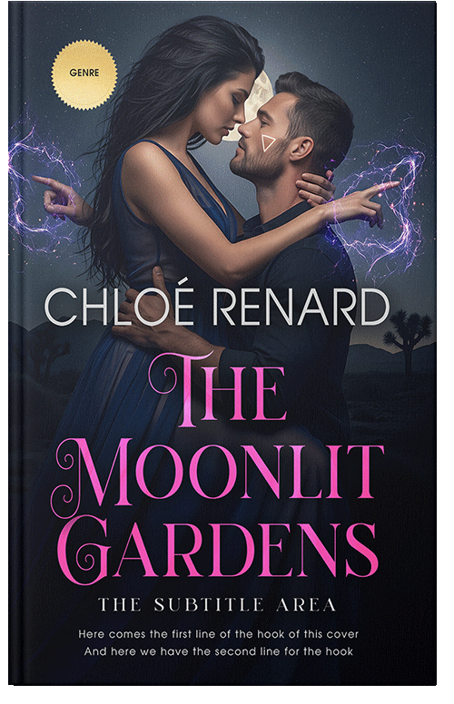 Front view of Premade Romance Book Cover - Vulcan