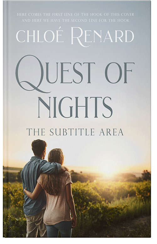 Front view of Premade Romance Book Cover - Pumice