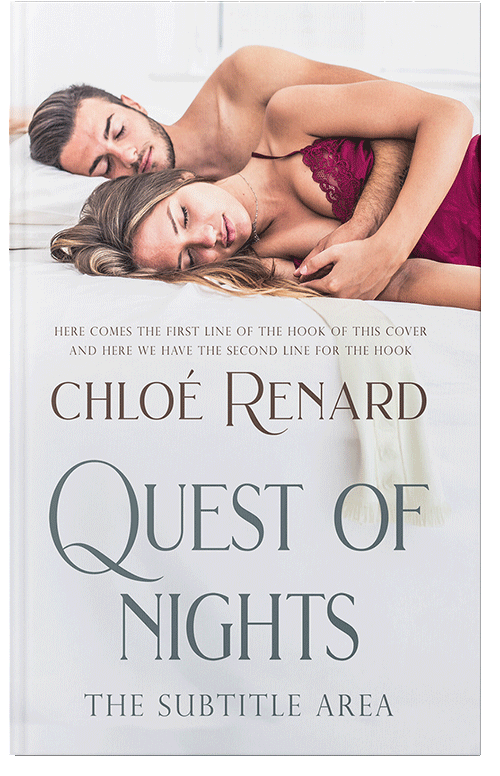 Front view of Premade Erotica Book Cover - Dawn Pink