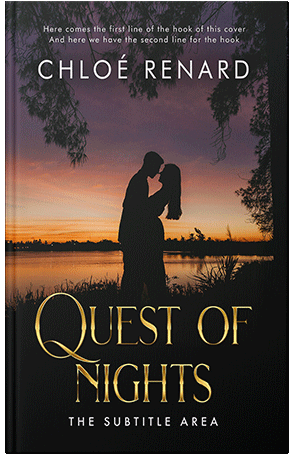 Pre Made Book Cover Antique Brass