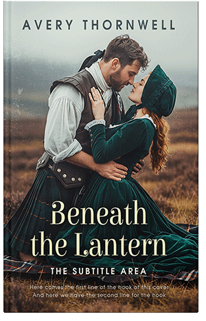 Pre Made Book Cover Moon Mist