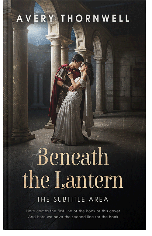 Front view of Premade Romance Book Cover - Zeus