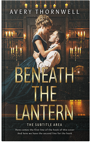 Premade Book Cover Tan