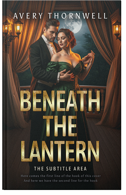 Front view of Premade Romance Book Cover - Zeus