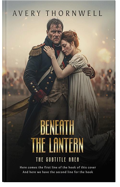 Front view of Premade Romance Book Cover - Zeus