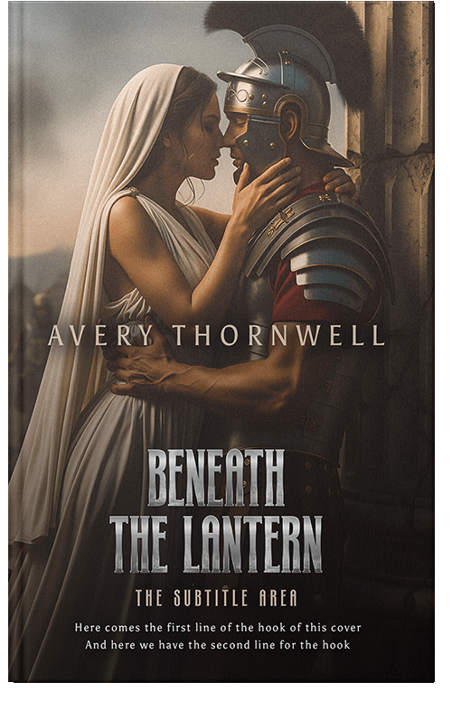 Front view of Premade Romance Book Cover - Zeus