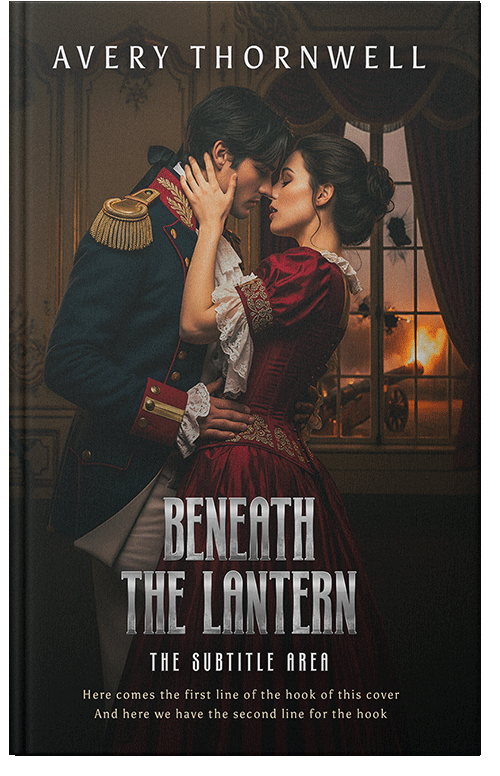 Front view of Premade Romance Book Cover - Zeus