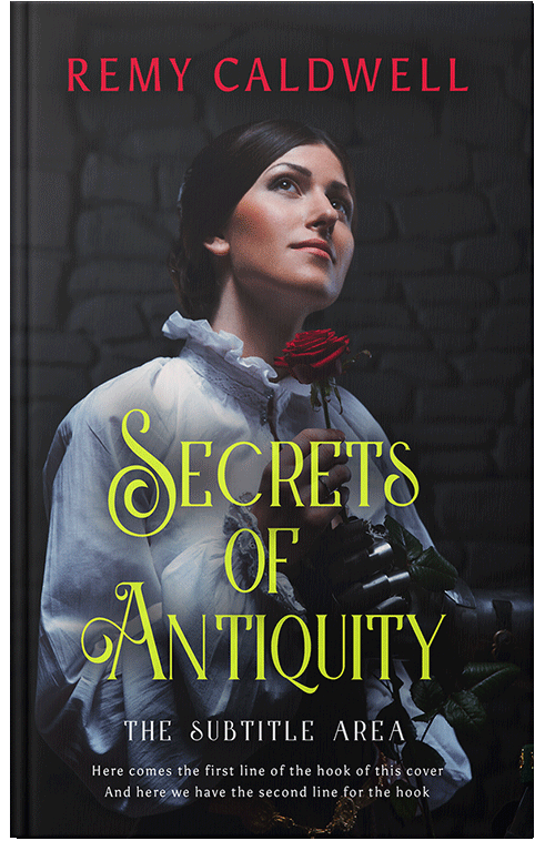 Front view of Premade Historical Book Cover - Woodsmoke