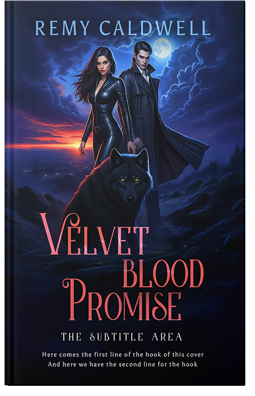 Front view of Premade Mystery & Thriller & Suspense Book Cover - Ebony