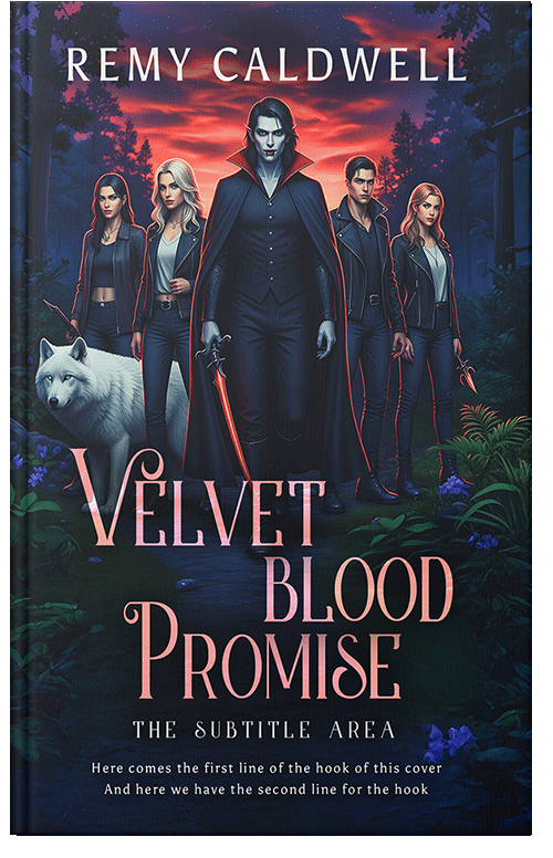 Front view of Premade Fantasy Book Cover - Mirage