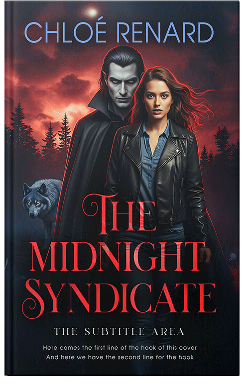 Front view of Premade Paranormal & Urban Book Cover - Thunder