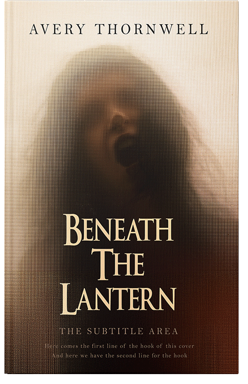 Front view of Premade Mystery & Thriller & Suspense Book Cover - Coffee Bean