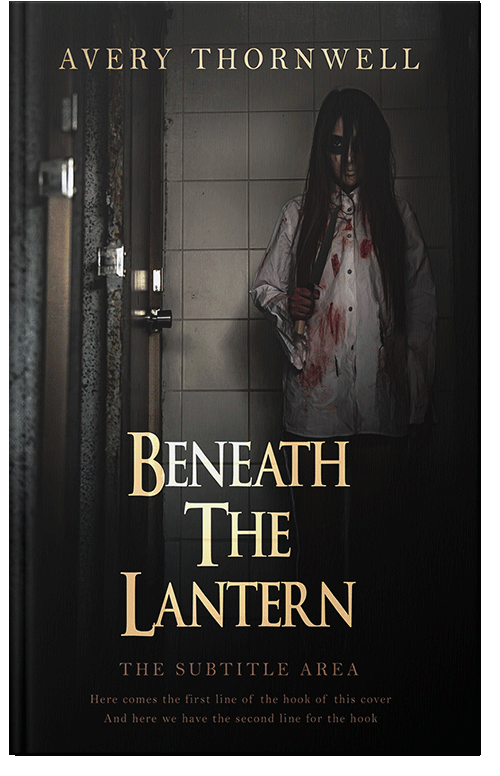 Front view of Premade Horror Book Cover - Cod Gray