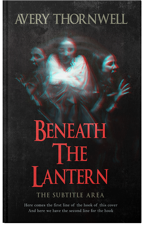 Front view of Premade Horror Book Cover - Cod Gray