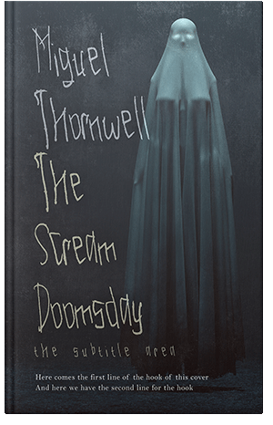 Premade Book Cover Outer Space