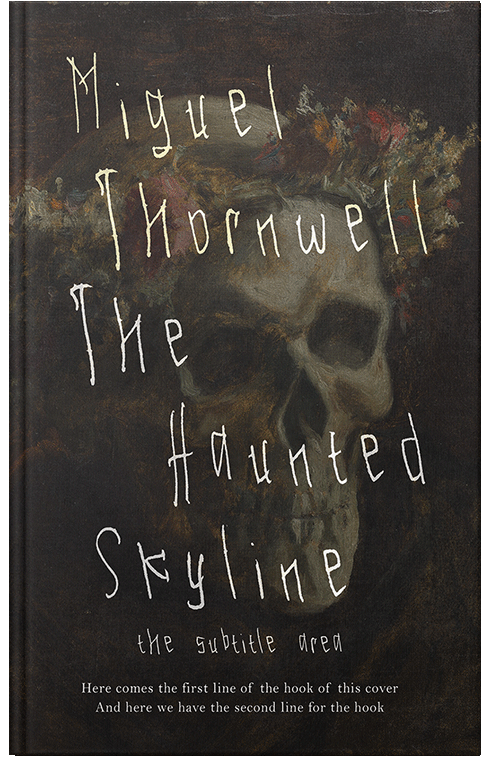 Front view of Premade Horror Book Cover - Zeus